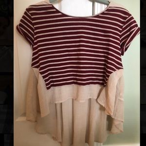 Free people stripped shirt